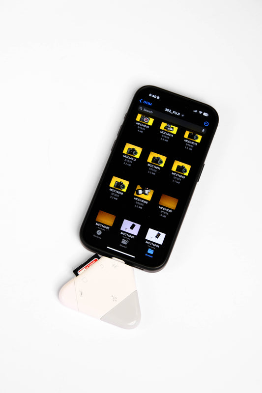 3 in 1 USB C, USB-A, Lightning to Micro SD + SDXC Card Reader - works with iphone!