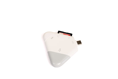 3 in 1 USB C, USB-A, Lightning to Micro SD + SDXC Card Reader - works with iphone!
