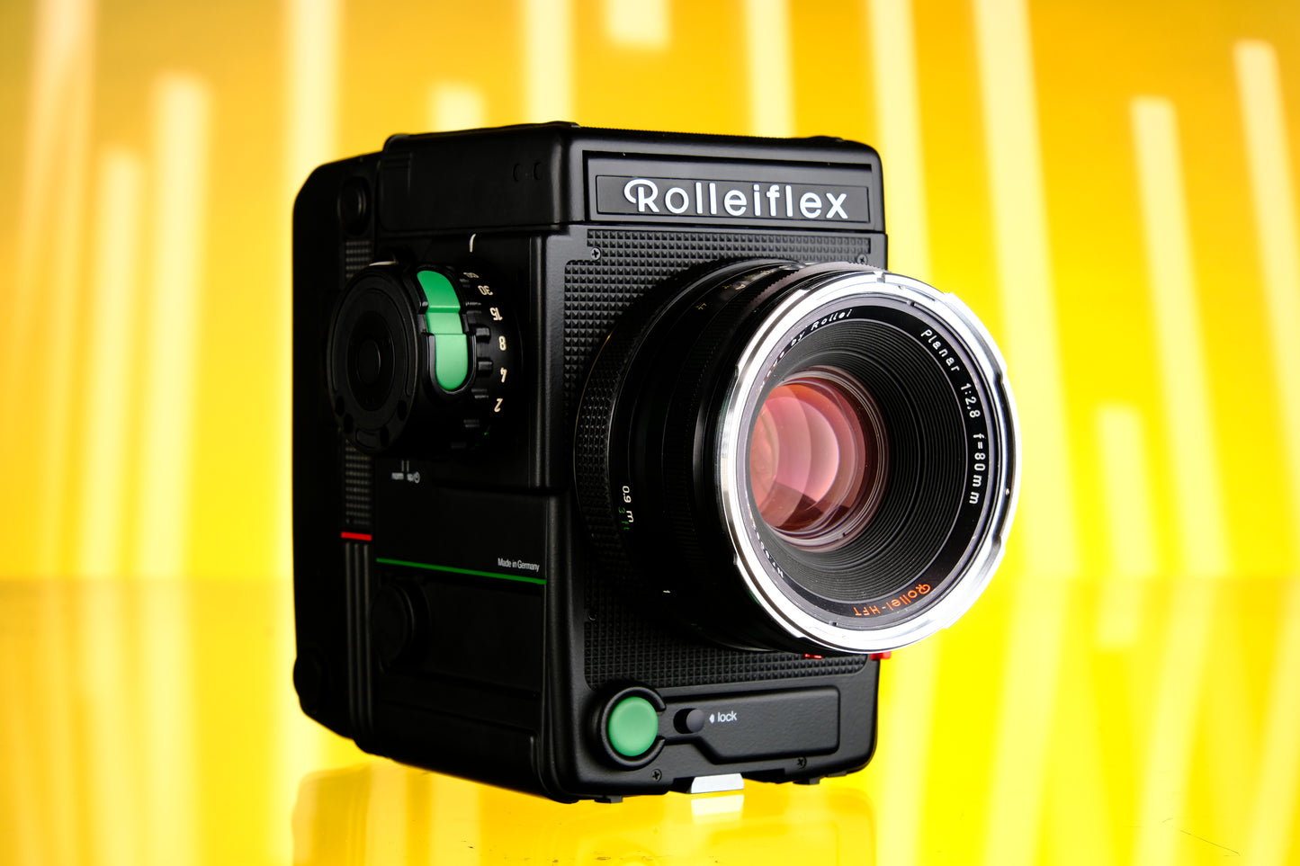 Rolleiflex 6008 Integral Medium Format SLR Camera + 80mm f/2.8 PQ Lens, waist level finder, 120 6x6 Back