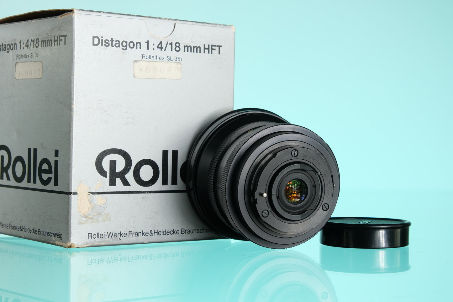 Rollei Zeiss Distagon 18mm f/4.0 HFT QBM Mount Super Wide Angle Lens for QBM Mount BOXED