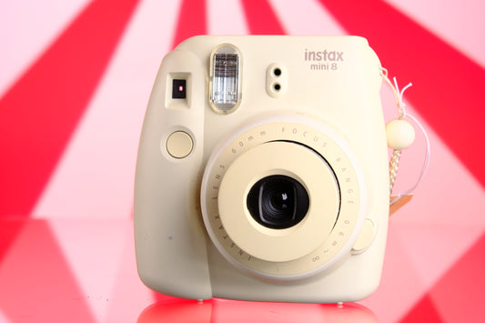 Fujifilm Instax Mini 8 Instant Camera - White