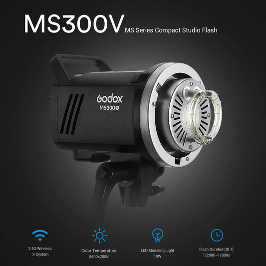 Godox MS300 V Studio Flash Monolight - 300ws