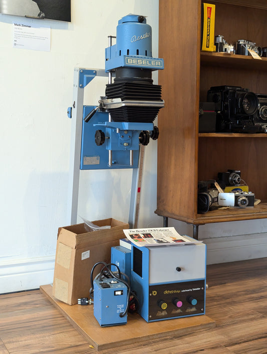 Beseler 23C Medium Format + 35mm Enlarger w/ Diffusing and Condensing Lenses, Color & B&W Heads - Complete Kit!