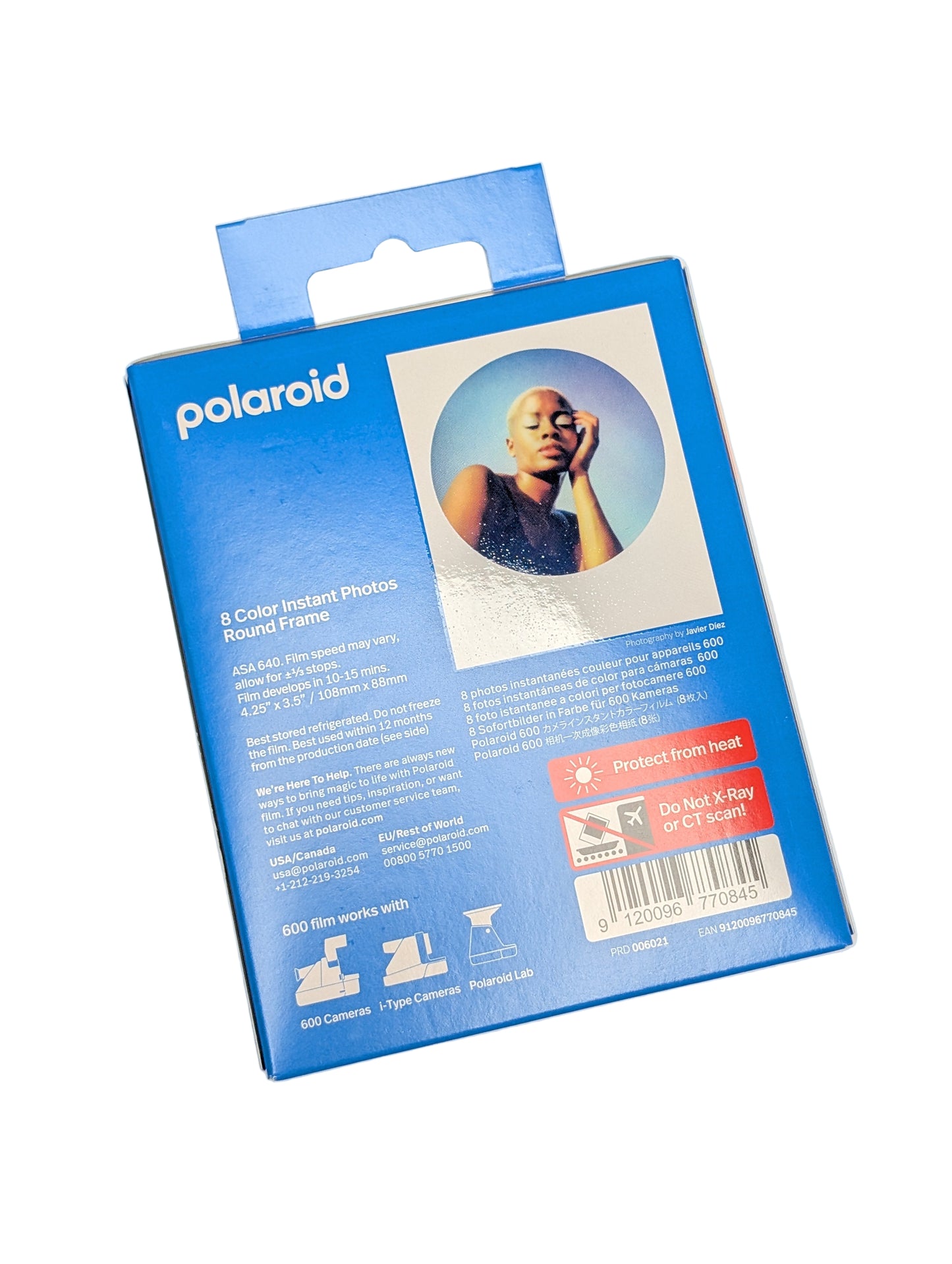 Polaroid Color 600 Film - Round Frame