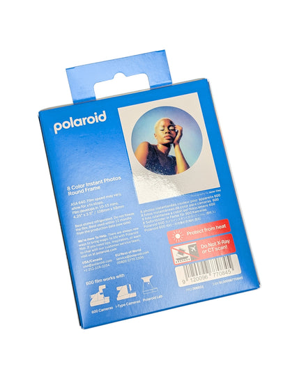 Polaroid Color 600 Film - Round Frame