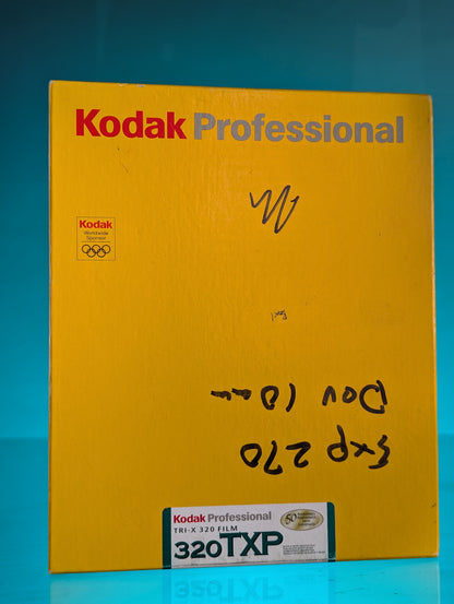 Kodak 320 TXP Tri-X 8x10 Format Film | Opened & Batch Tested