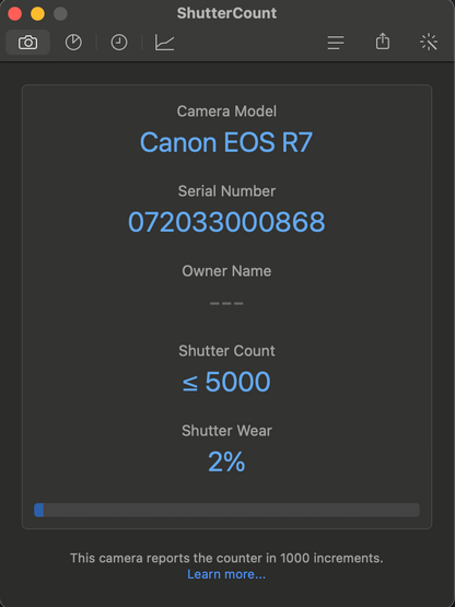Canon EOS R7 32.5 MP Mirrorless Camera Body