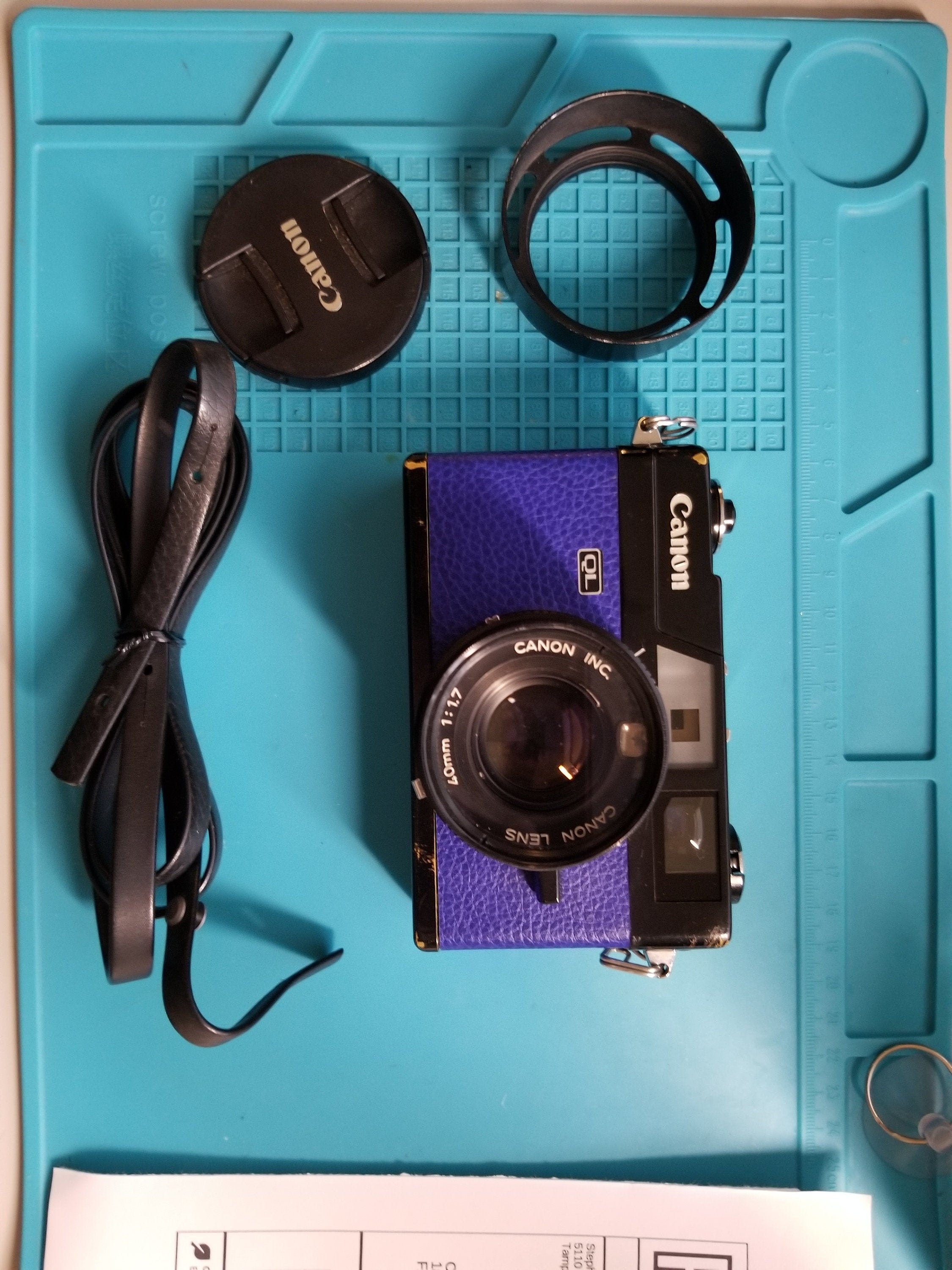 Canonet QL17 GIII 35mm Rangefinder Film Camera Custom CLA Fully