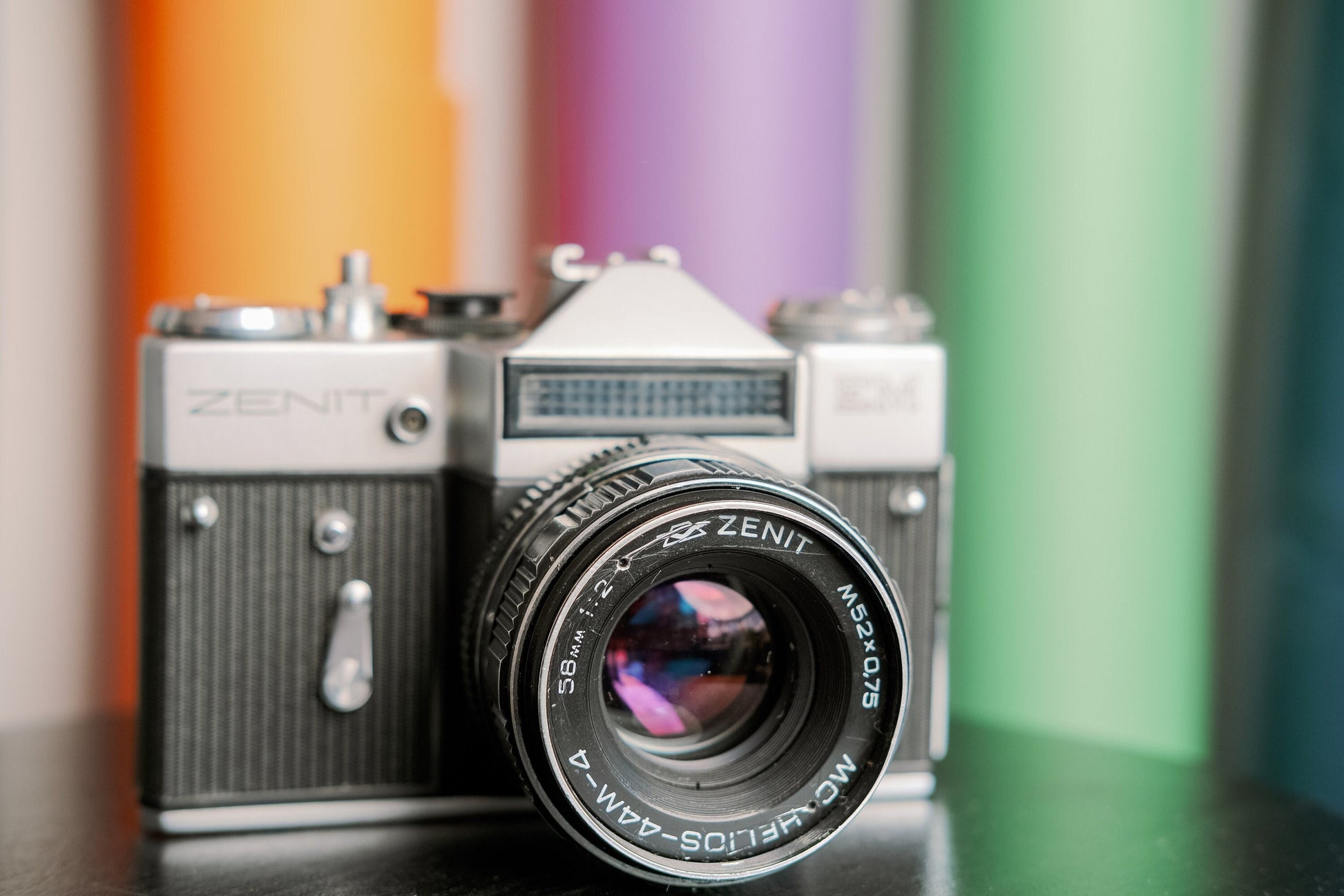 Helios 44-M 58mm f2 M42 Mount Lens + Free Zenit EM 35mm SLR!