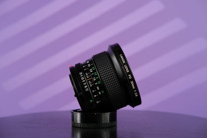Canon 20mm f2.8 Wide Angle Lens for Canon FD-Mount Ae-1 Excellent!