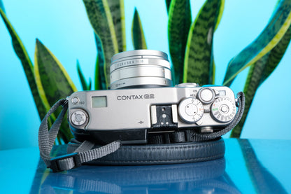 Contax G2 35mm Rangefinder Point and Shoot Film Camera + Carl Zeiss Planar 45mm f/2.0