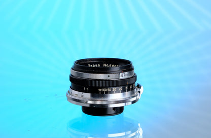Tanaka Kogaku W Tanar 35mm f/2.8 Contax RF Mount Lens