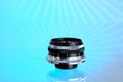 Tanaka Kogaku W Tanar 35mm f/2.8 Contax RF Mount Lens