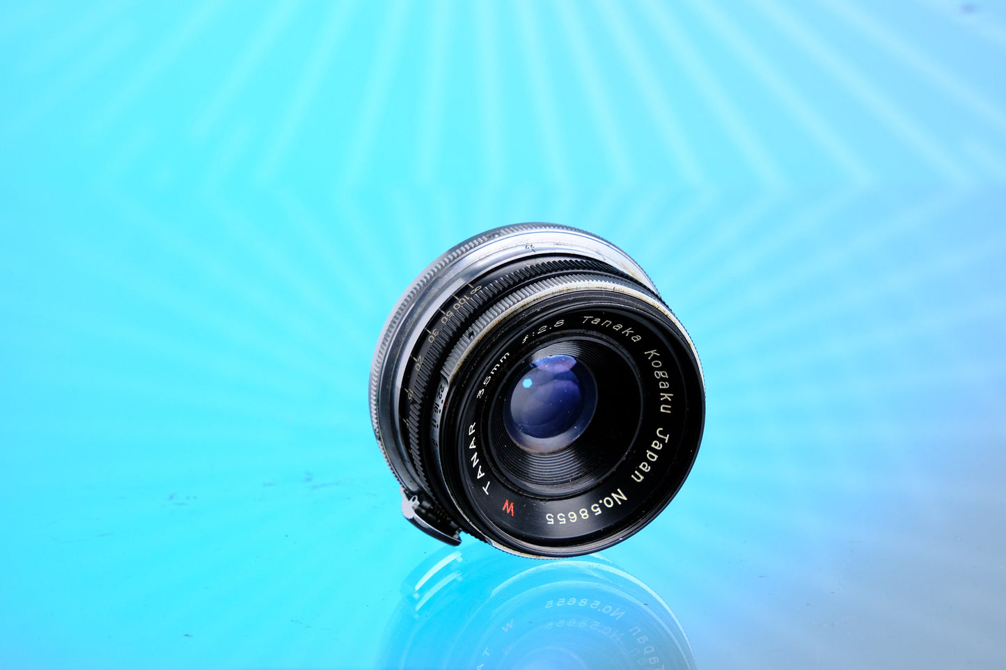 Tanaka Kogaku W Tanar 35mm f/2.8 Contax RF Mount Lens