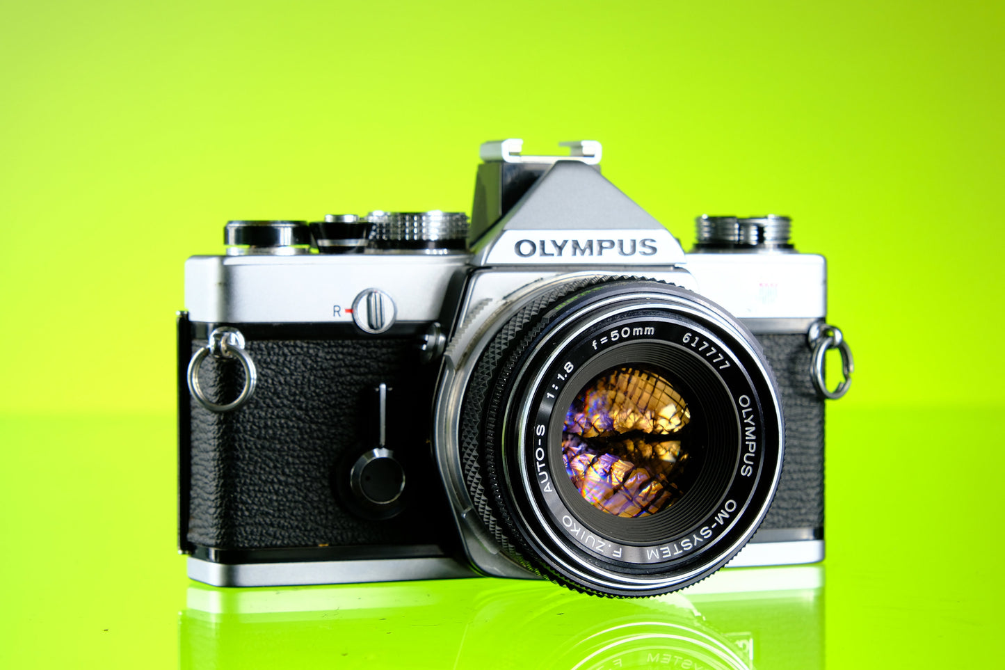 Olympus OM-1 35mm SLR Film Camera + 50mm F/1.8