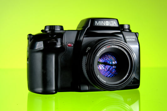 Minolta Maxxum 600si 35mm Autofocus SLR + 50mm f/1.7 Lens Tested!