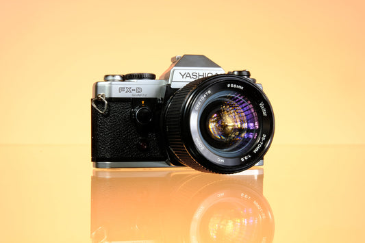 Yashica FX-D 35mm SLR Film Camera + Vivitar 35-70mm F/3.5