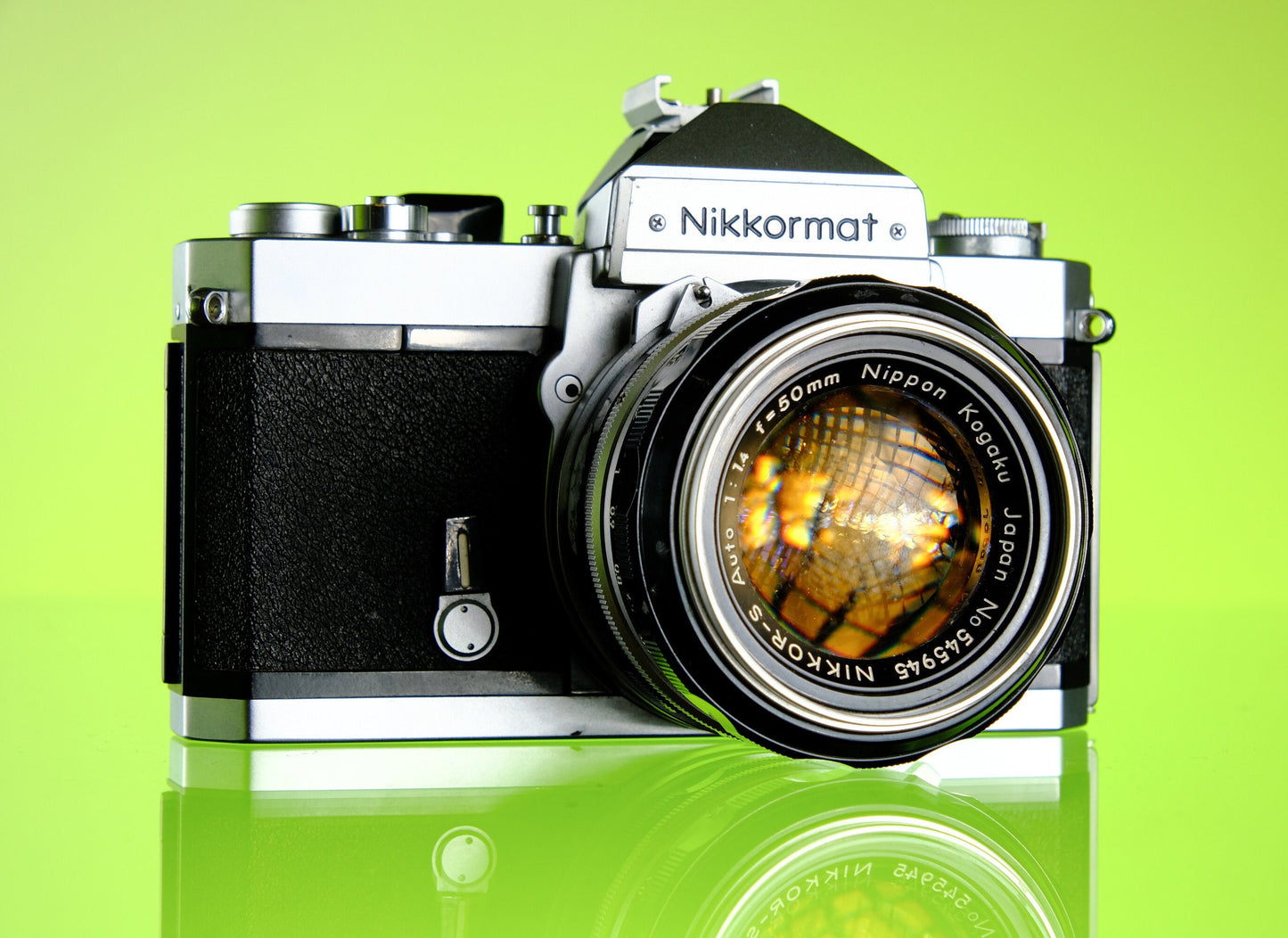 Nikkormat FTn 35mm SLR Film Camera + 50mm F/1.4 Pre-Ai Lens