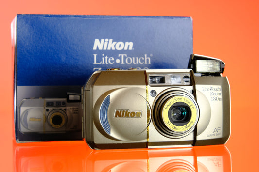 Nikon Lite Touch 130 Zoom ED 35mm Point and Shoot Camera EXC!
