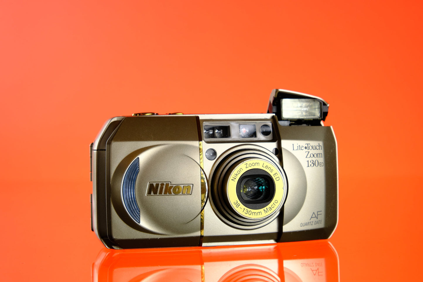 Nikon Lite Touch 130 Zoom ED 35mm Point and Shoot Camera EXC!