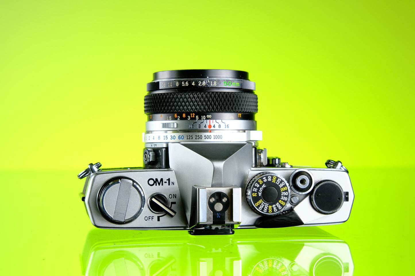 Olympus OM-1 35mm SLR Film Camera + 50mm F/1.8