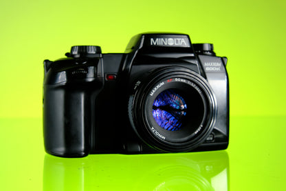 Minolta Maxxum 600si 35mm Autofocus SLR + 50mm f/1.7 Lens Tested!