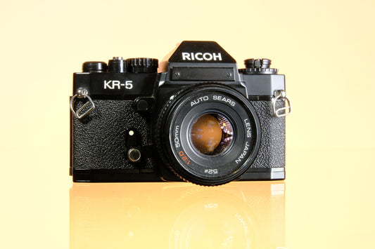Ricoh KR5 35mm SLR +  50mm f/2.0 Lens
