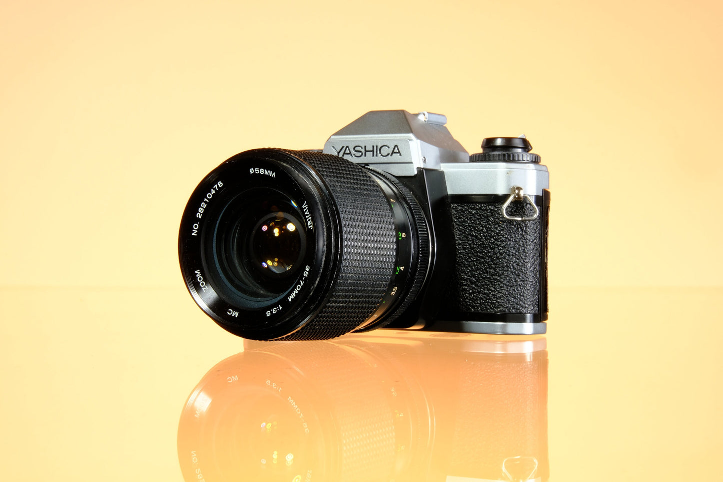 Yashica FX-D 35mm SLR Film Camera + Vivitar 35-70mm F/3.5
