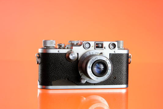 Leica IIIC 35mm LTM Rangefinder Camera + 5cm Leitz f/3.5 Elmar Lens