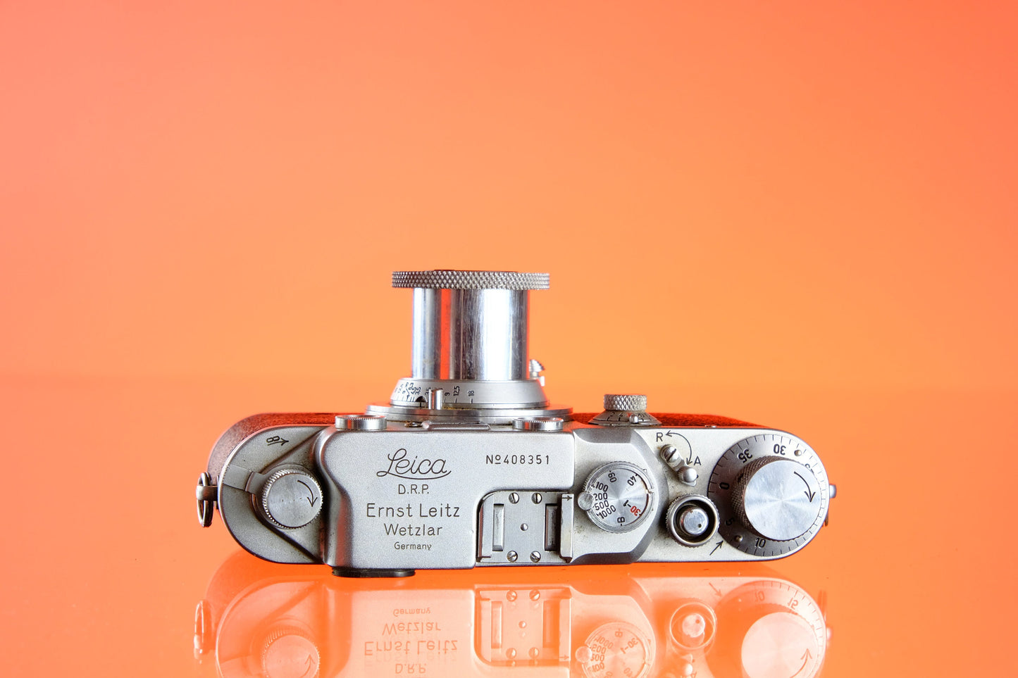 Leica IIIC 35mm LTM Rangefinder Camera + 5cm Leitz f/3.5 Elmar Lens
