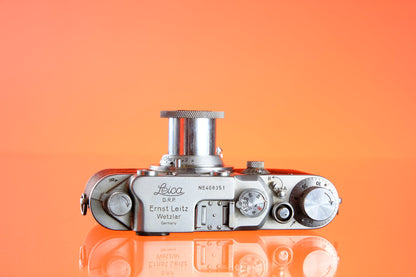 Leica IIIC 35mm LTM Rangefinder Camera + 5cm Leitz f/3.5 Elmar Lens