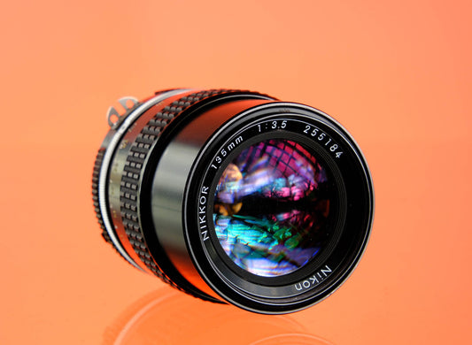 Nikon 135mm F/3.5 Lens Ai-S Lens | Excellent
