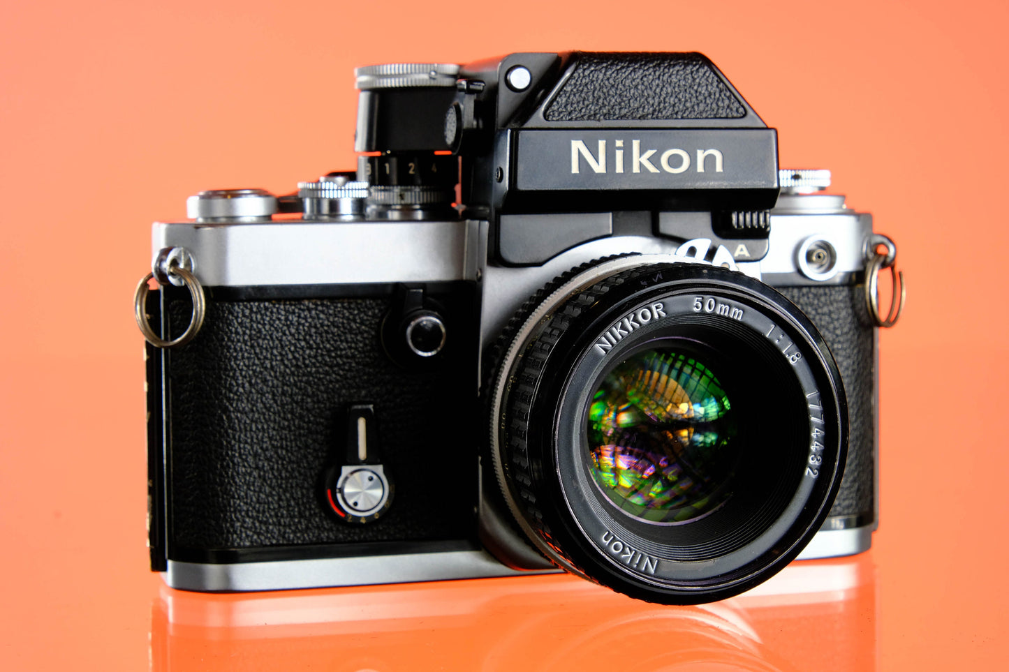 Nikon F2AS 35mm SLR + 50mm f/1.8 Ai Lens Excellent Tested!