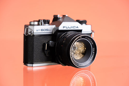 Fujica ST605N + Mamiya Sekor 55mm F/1.8 M42 Mount