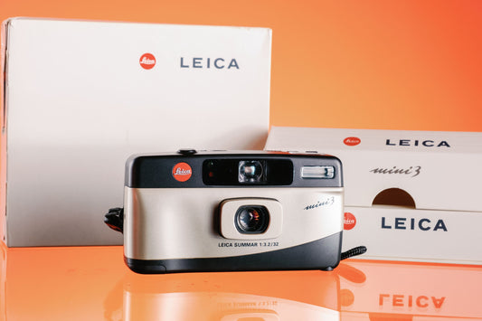 Leica Mini 3 35mm Point and Shoot Film Camera New!!