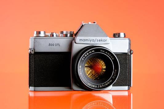 Mamiya 500 DTL 35mm SLR + 50mm f/1.9 Lens - Tested READ