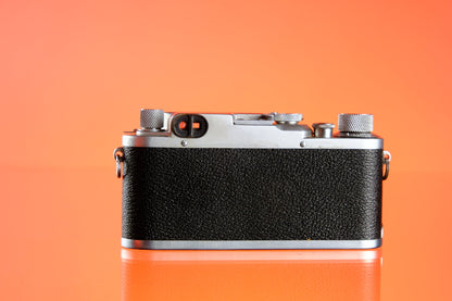 Leica IIIC 35mm LTM Rangefinder Camera + 5cm Leitz f/3.5 Elmar Lens