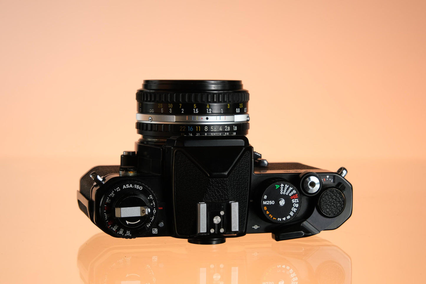 NIkon FE2 35mm Film SLR FIlm Camera + 50mm F/1.8 Series E