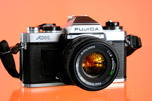 Fujica Fujifilm Ax-1 35mm SLR + 50mm f/1.8 Lens Tested!