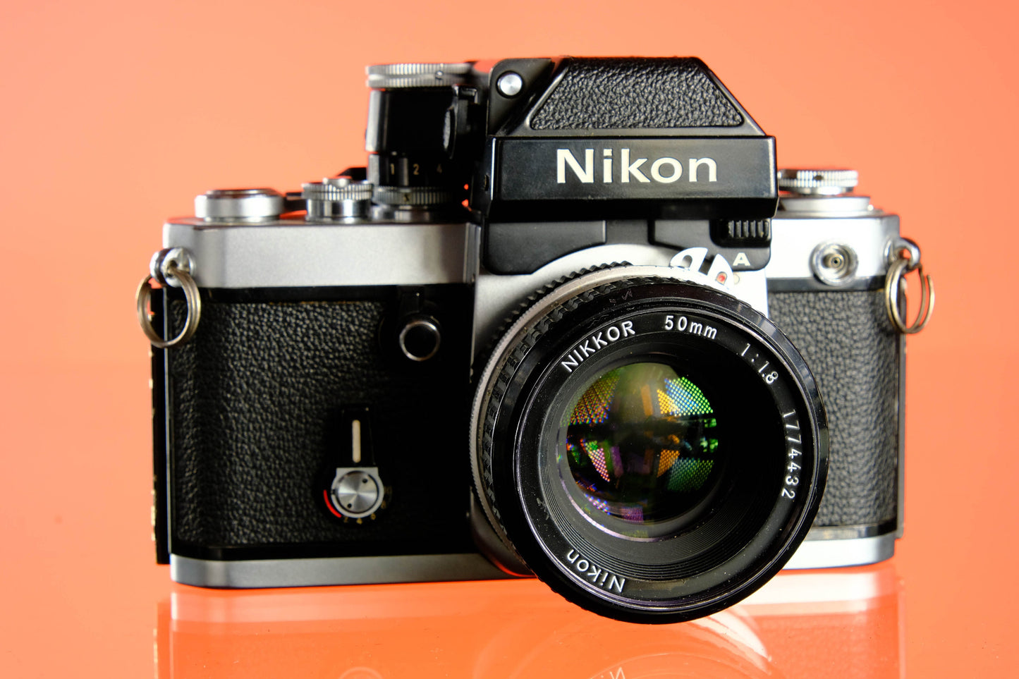 Nikon F2AS 35mm SLR + 50mm f/1.8 Ai Lens Excellent Tested!