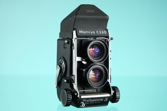 Mamiya C330 Professional S 6x6 Medium Format TLR  + 80mm f/2.8 Blue Dot Lens