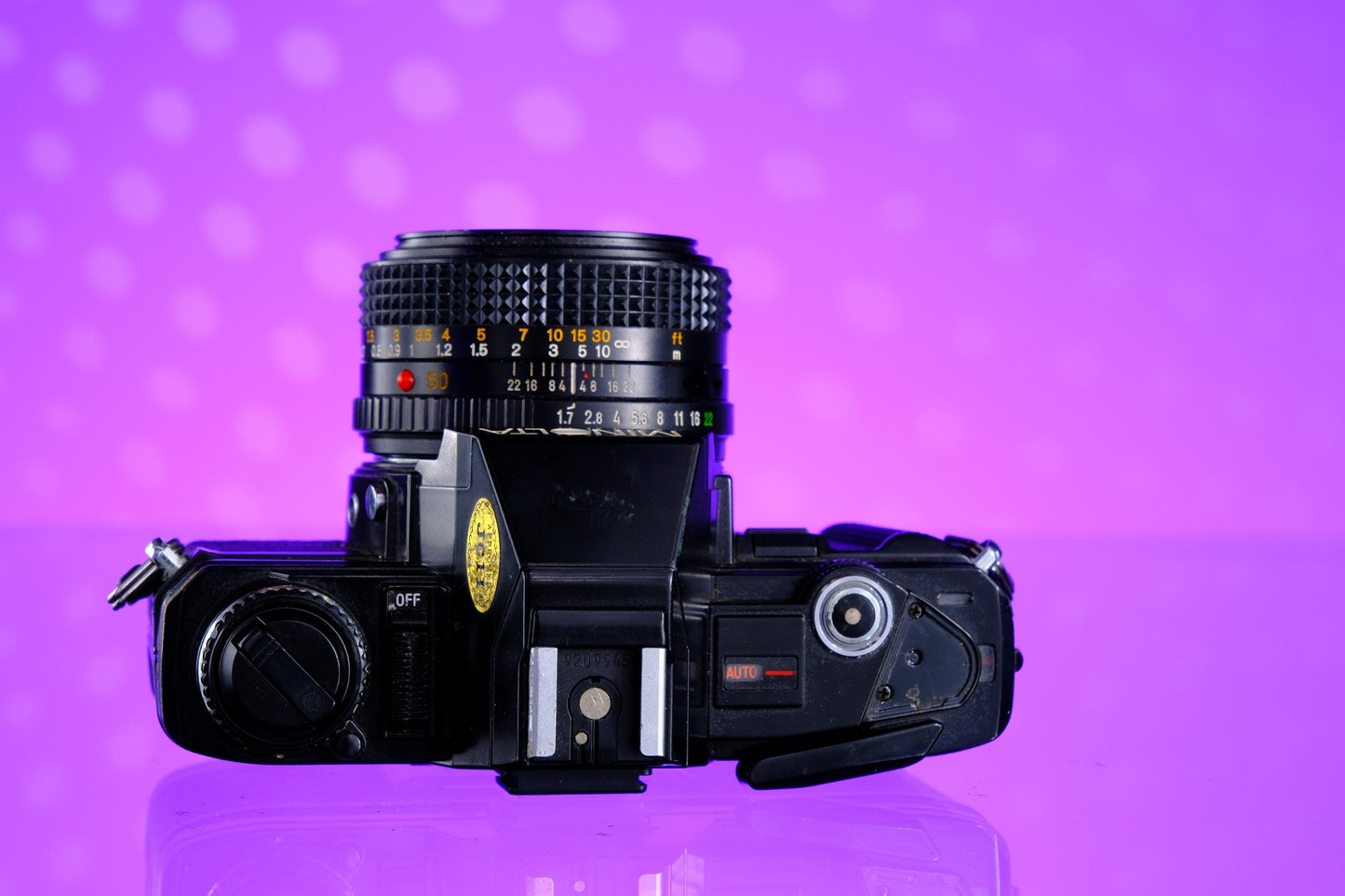 Minolta X-7A 35mm SLR FIlm Camera + 50mm F/1.7 Kit Lens