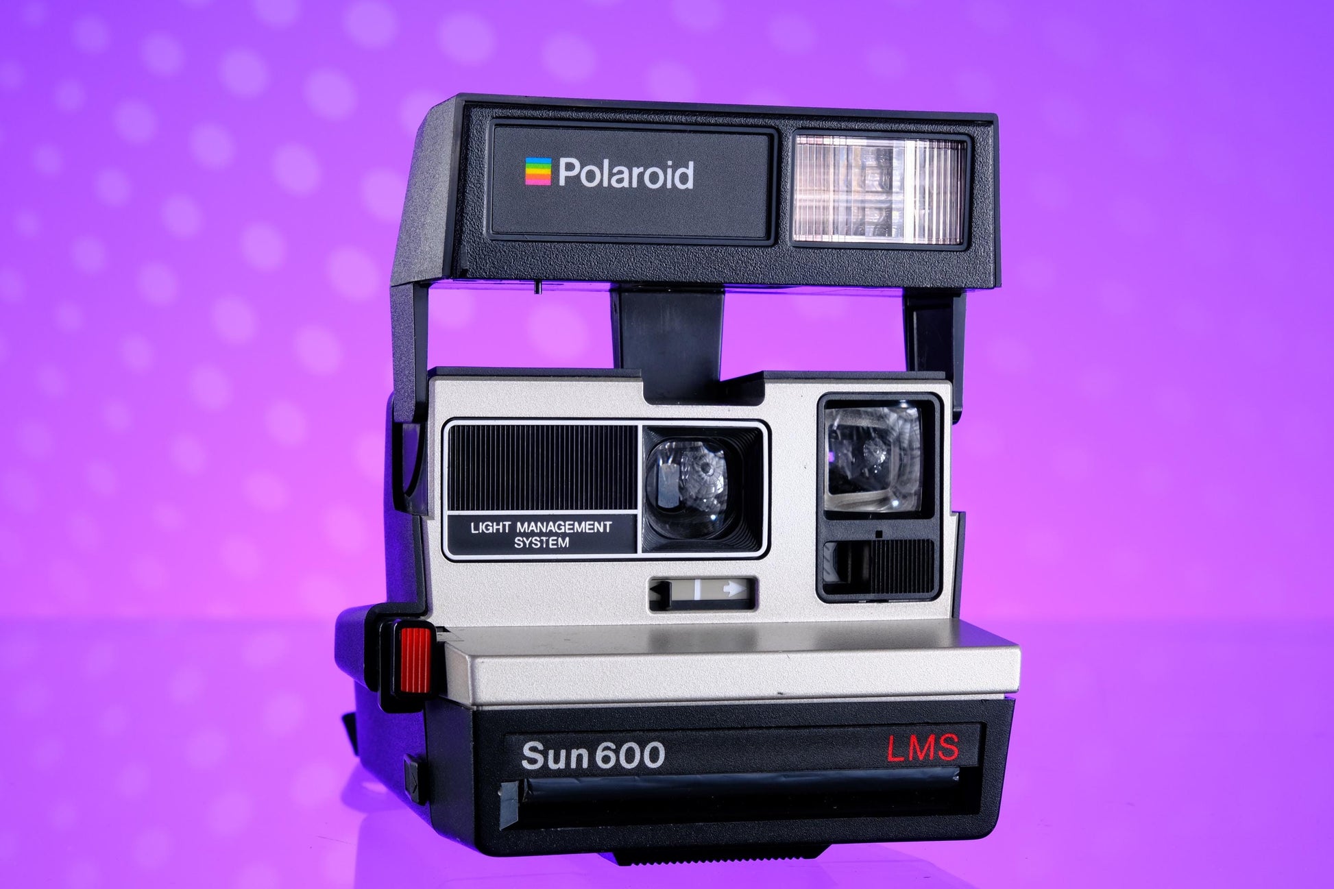 Polaroid Sun 600 LMS Instant Pack Film Camera Tested Working