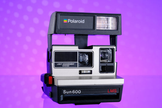 Polaroid Sun 600 LMS Instant Pack Film Camera Tested Working!