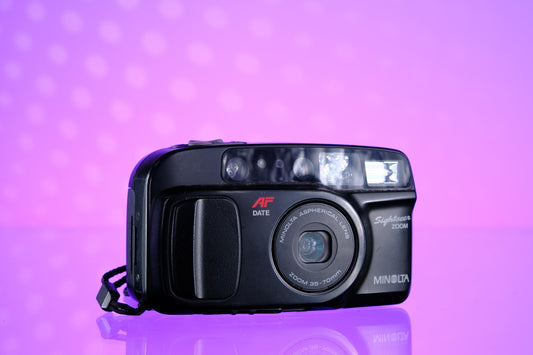 Minolta Sightseer Zoom 35mm Point and Shoot Film Camera
