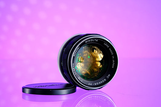 Minolta Rokkor-PF 58mm F1.4 Lens in MD-Mount