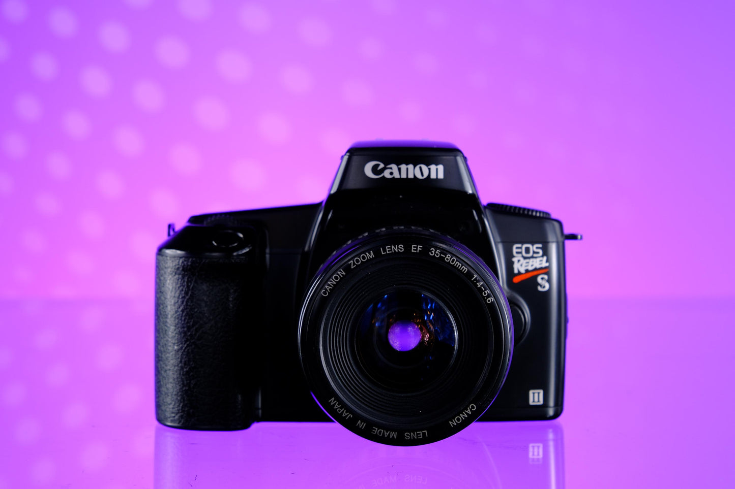Canon EOS Rebel S 35mm SLR Film Camera + Canon 35mm-80mm Kit Lens Excellent!
