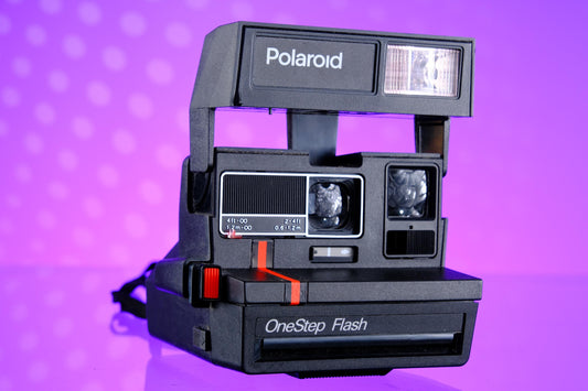 Polaroid OneStep Flash 600 Instant Pack Film Camera Tested Working!