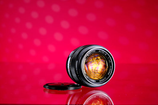 Olympus Z Zuiko Auto-S 50mm f/1.4 OM Mount Lens - EXC