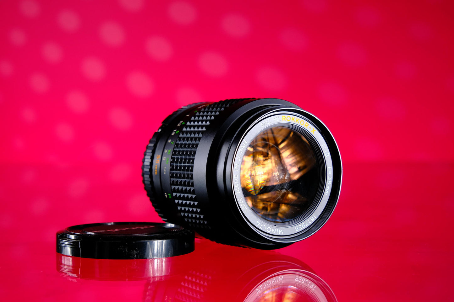 Minolta MC W Rokkor X 35mm f/1.8 Wide Angle MD Mount Lens